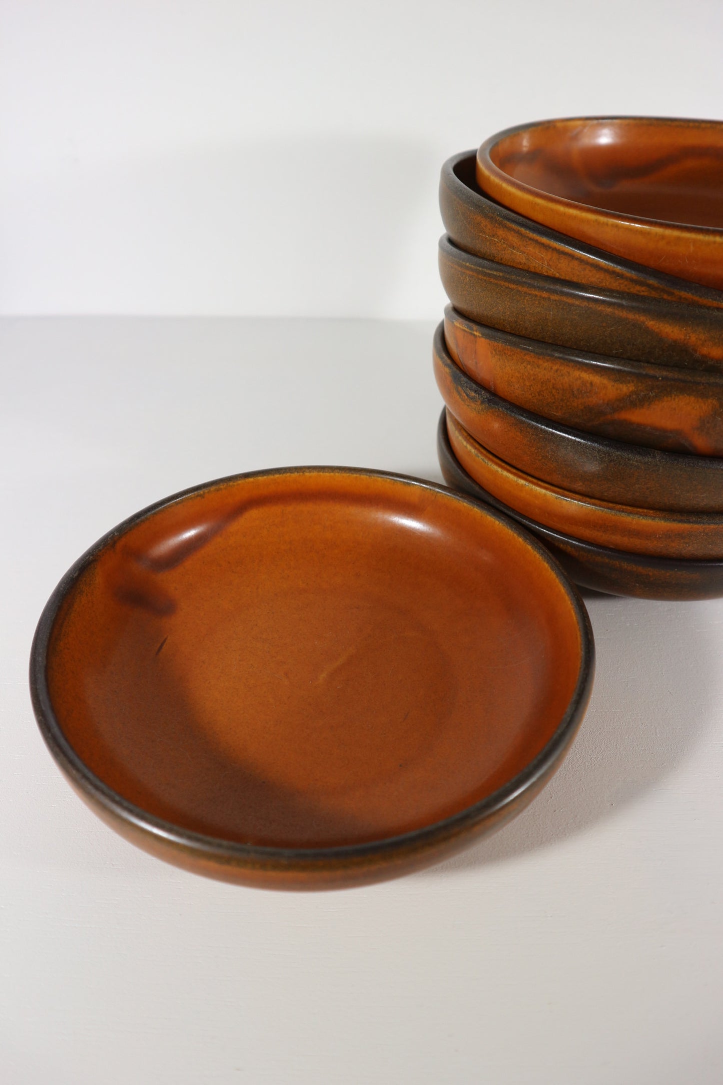 Borden oranje/bruin