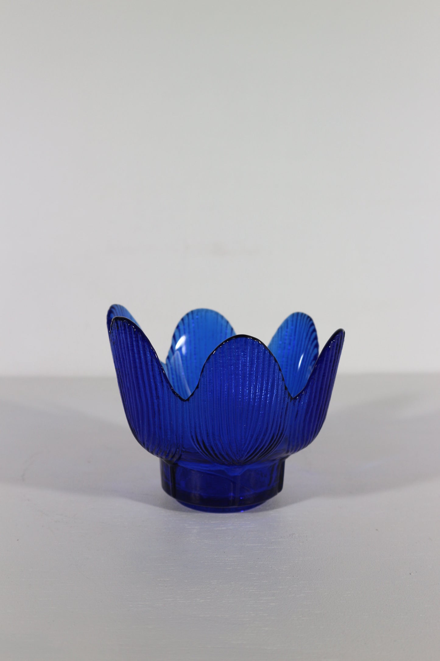 Waxinelichthouder blauw