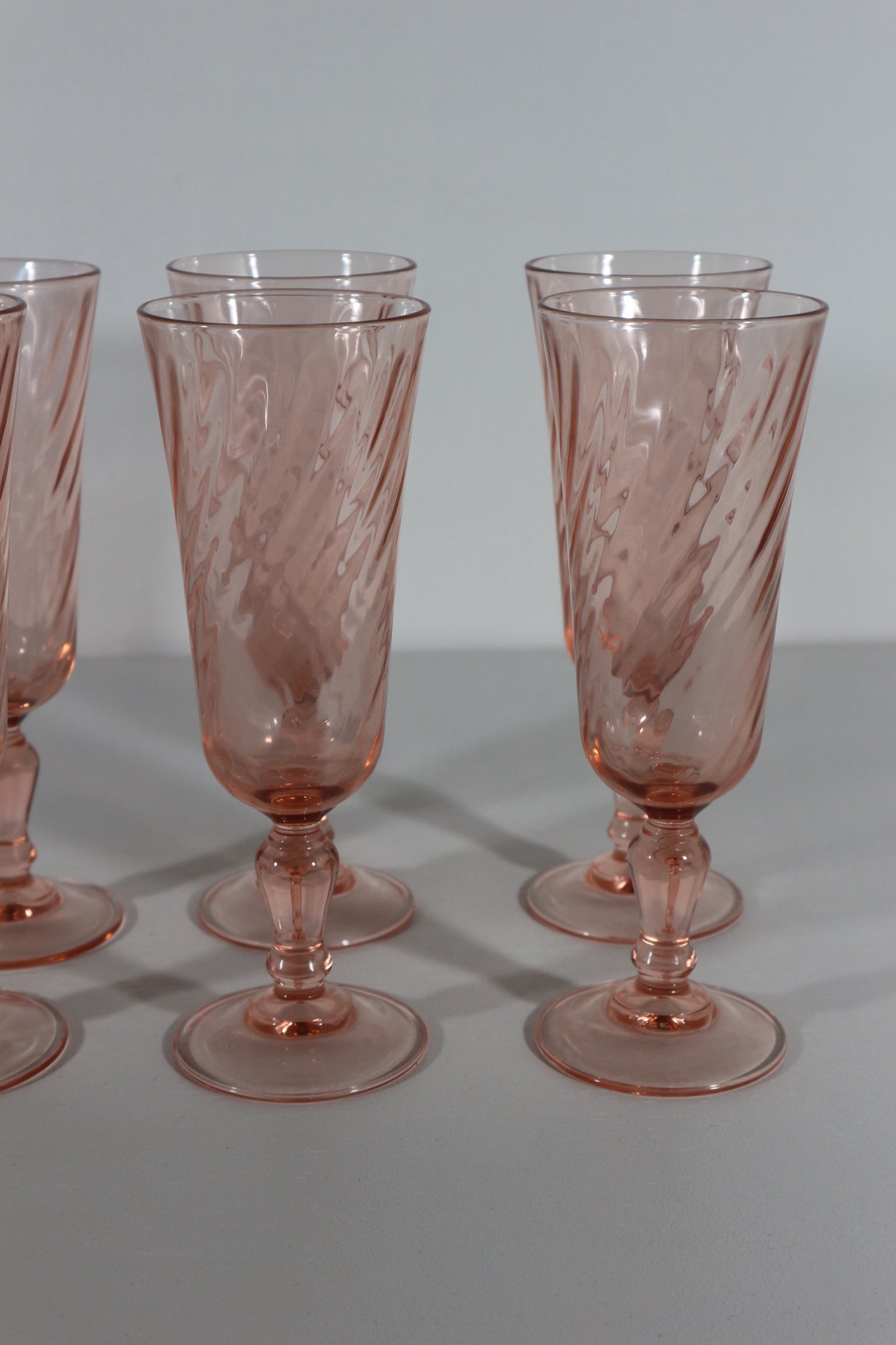 Champagne glazen Rosaline
