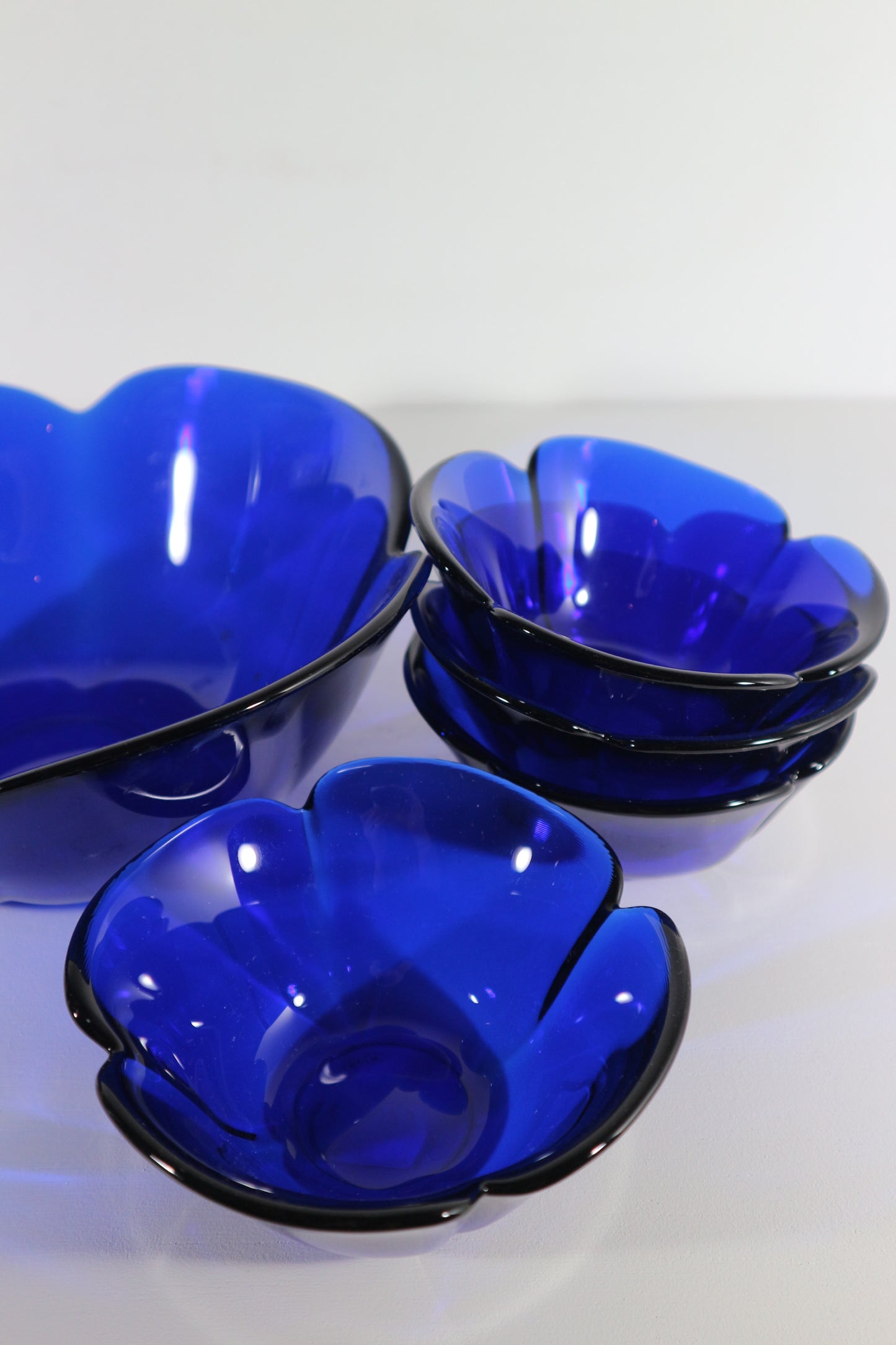 Schalen set blauw