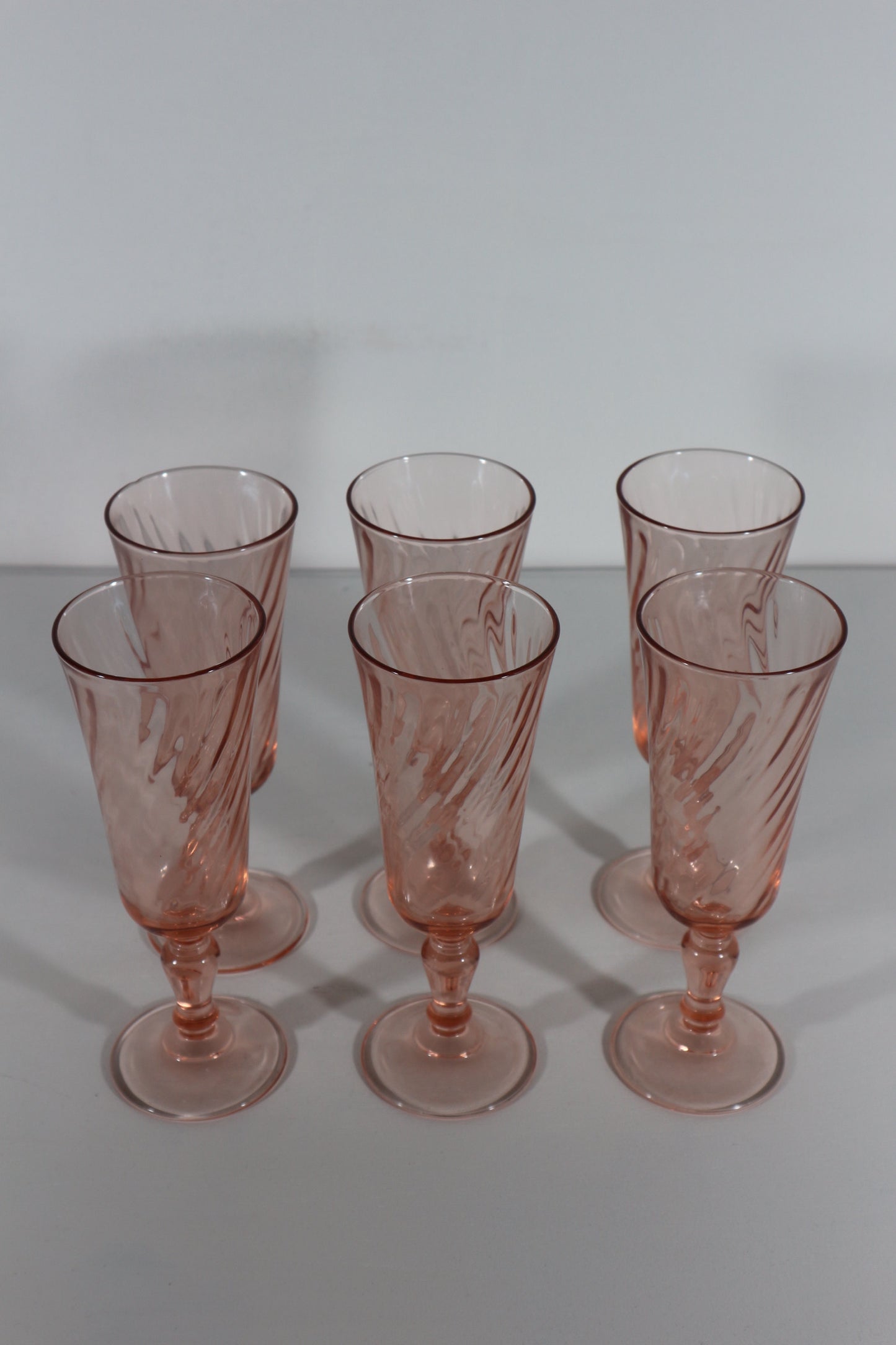 Champagne glazen Rosaline