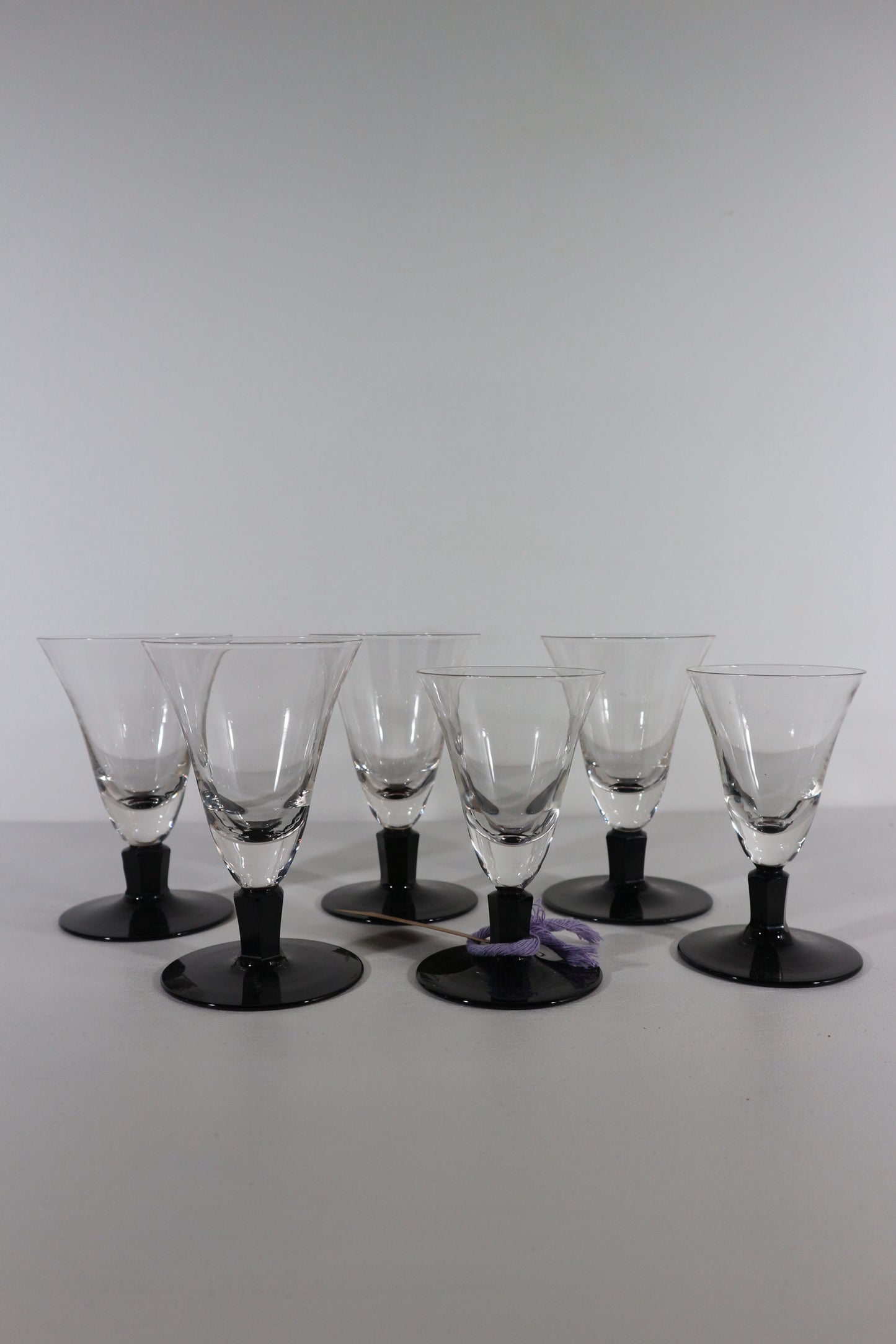 Borrel glaasjes zwart