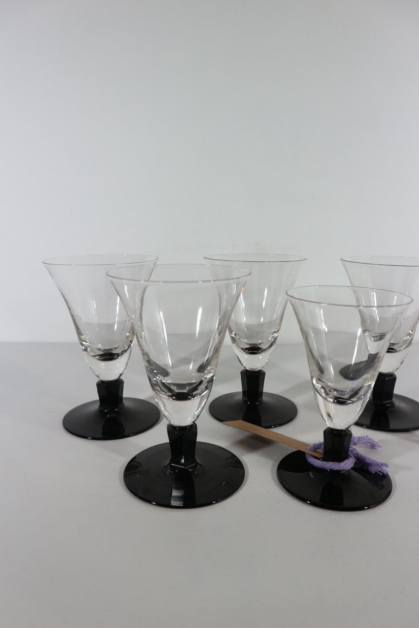 Borrel glaasjes zwart
