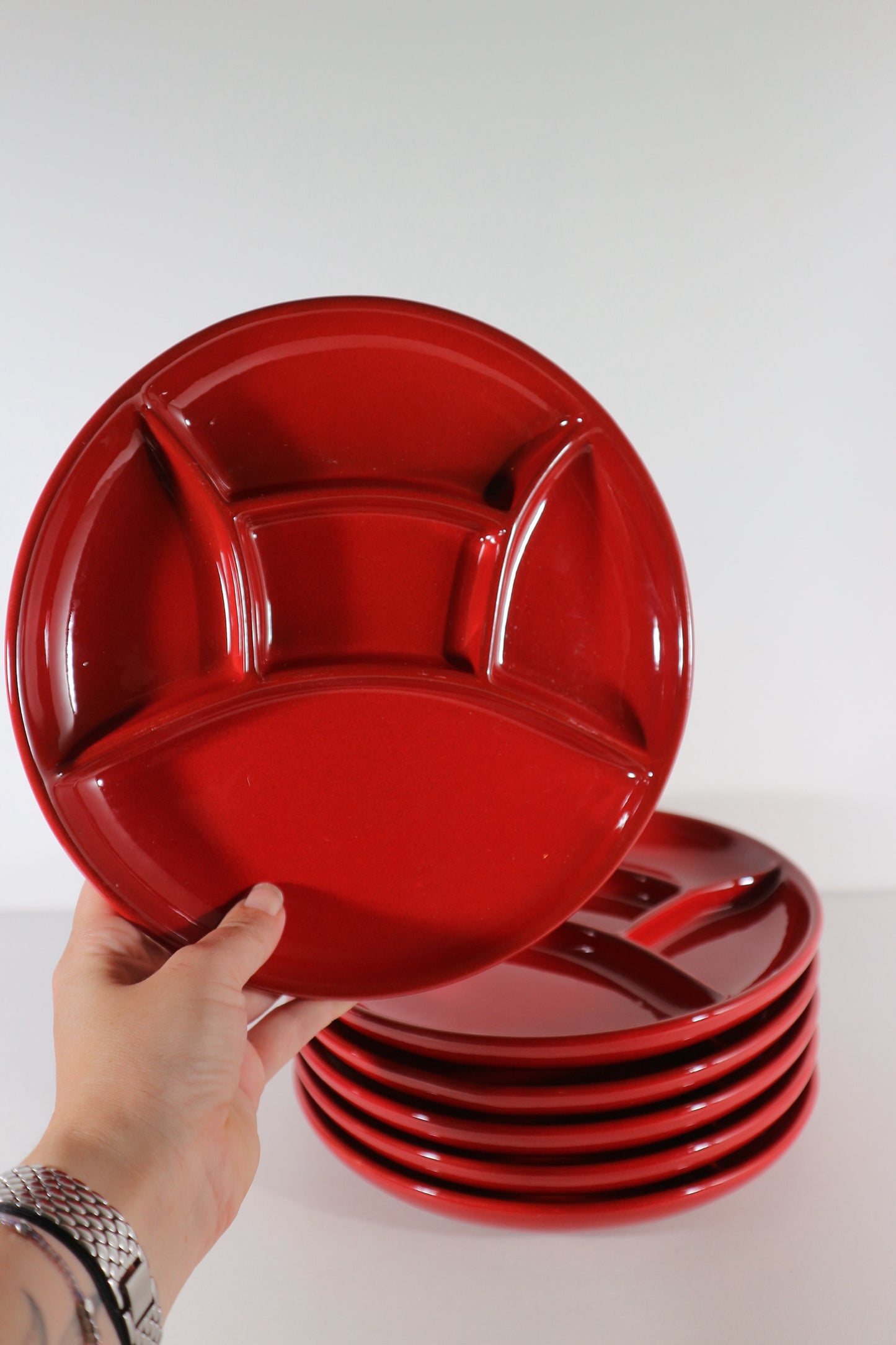 Gourmet borden rood