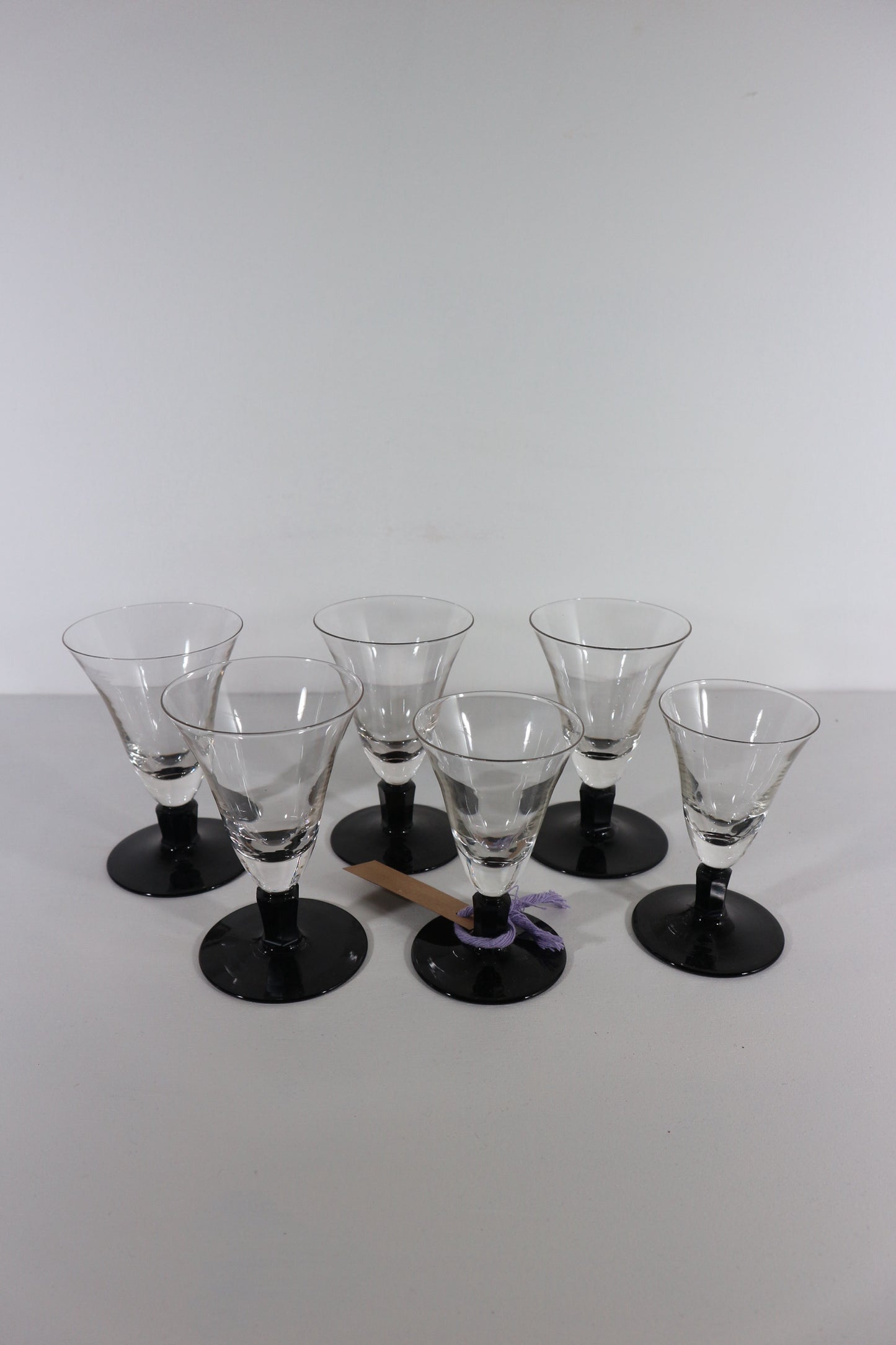 Borrel glaasjes zwart