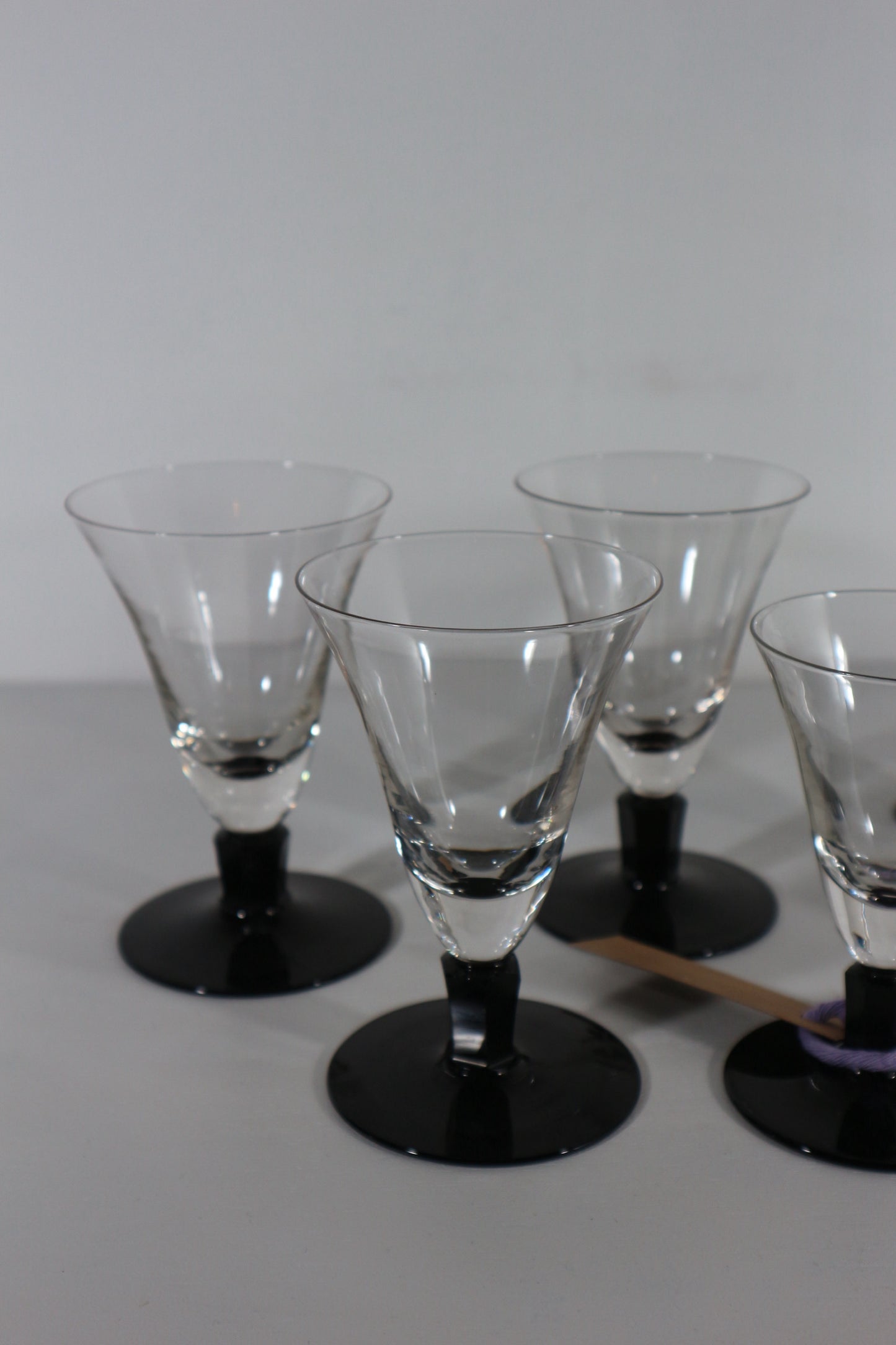 Borrel glaasjes zwart