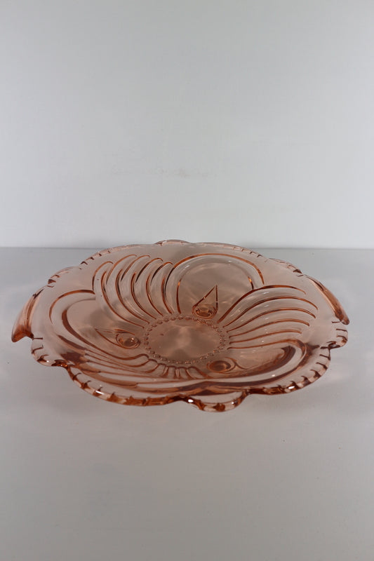 Schaal roze persglas