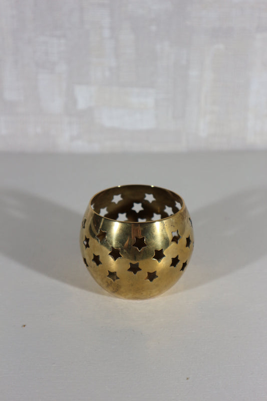 Waxinelichthouder messing