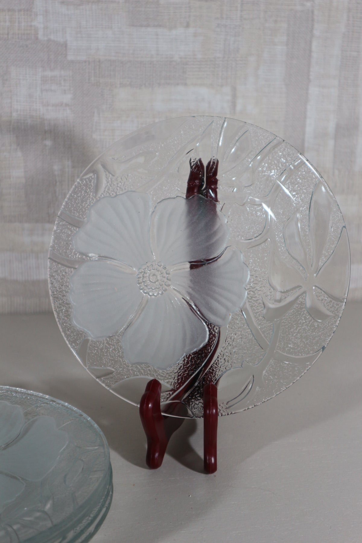 Gebakschotels glas hibiscus