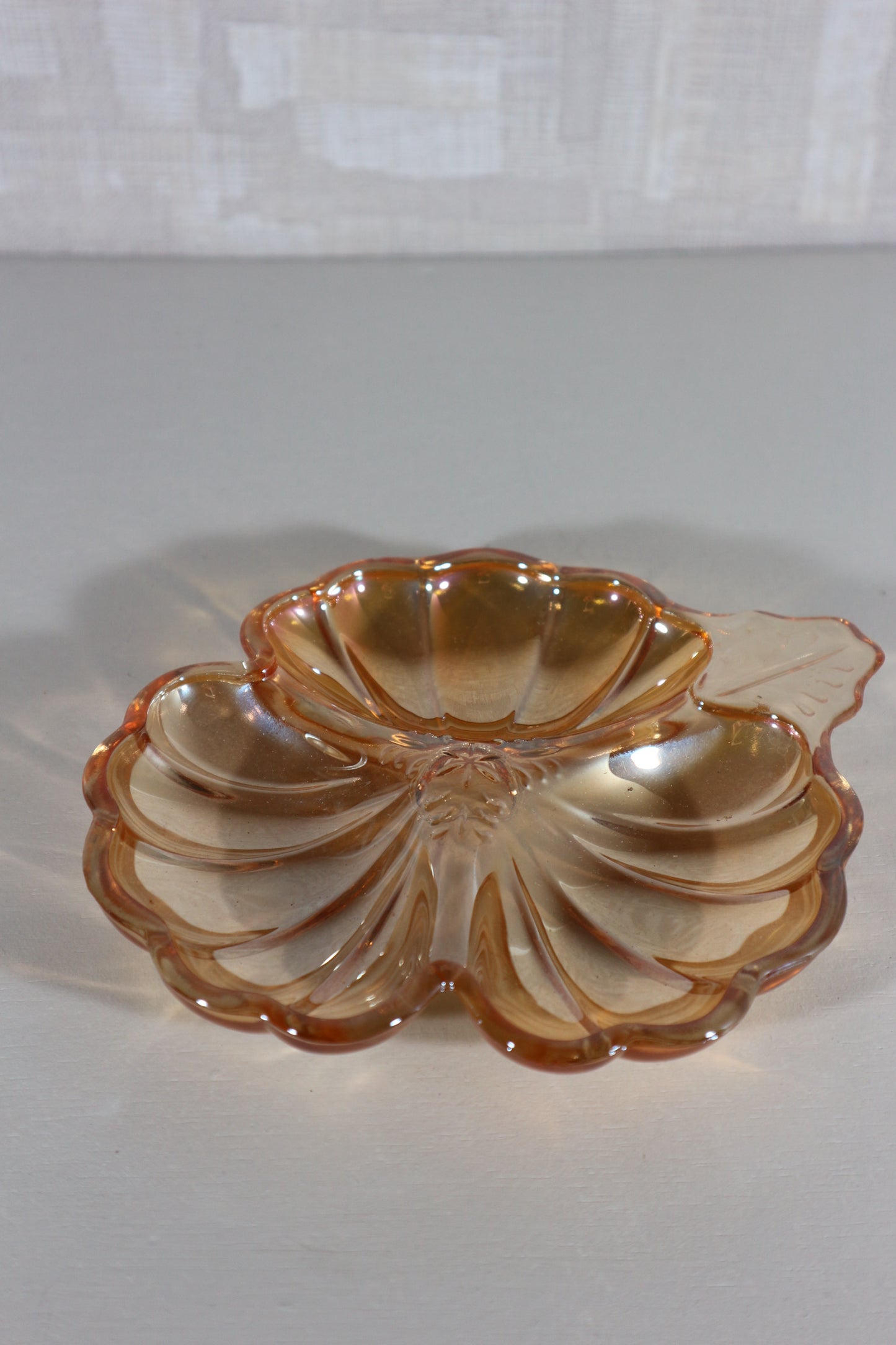 Schaaltje klaver carnivalglas