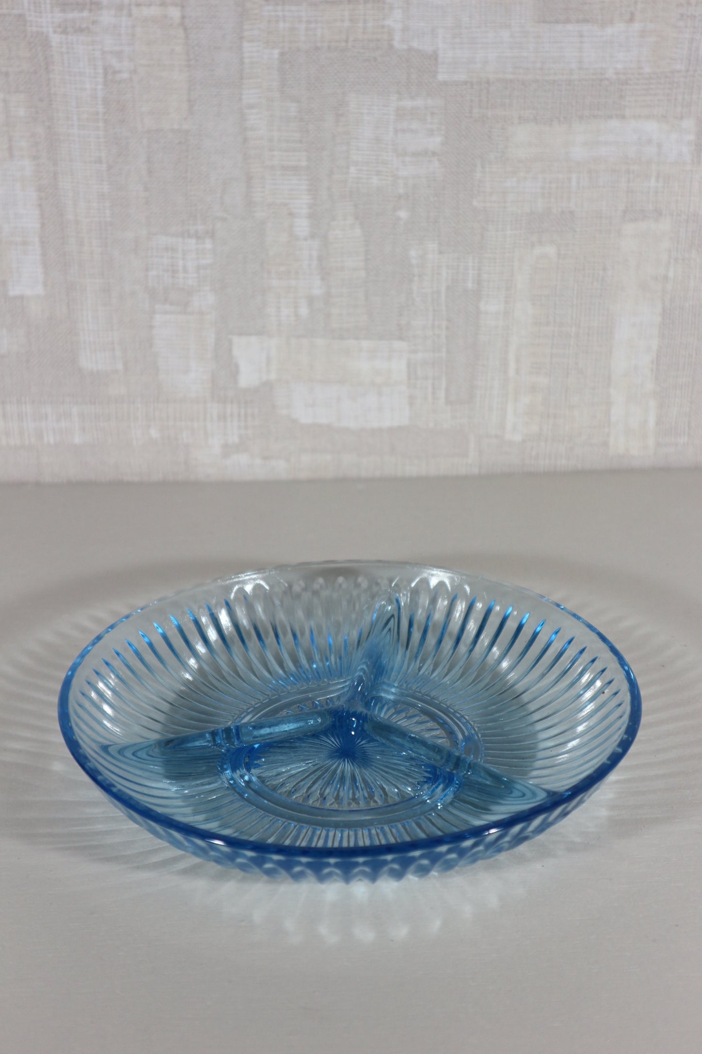 Drievaksschaal blauw