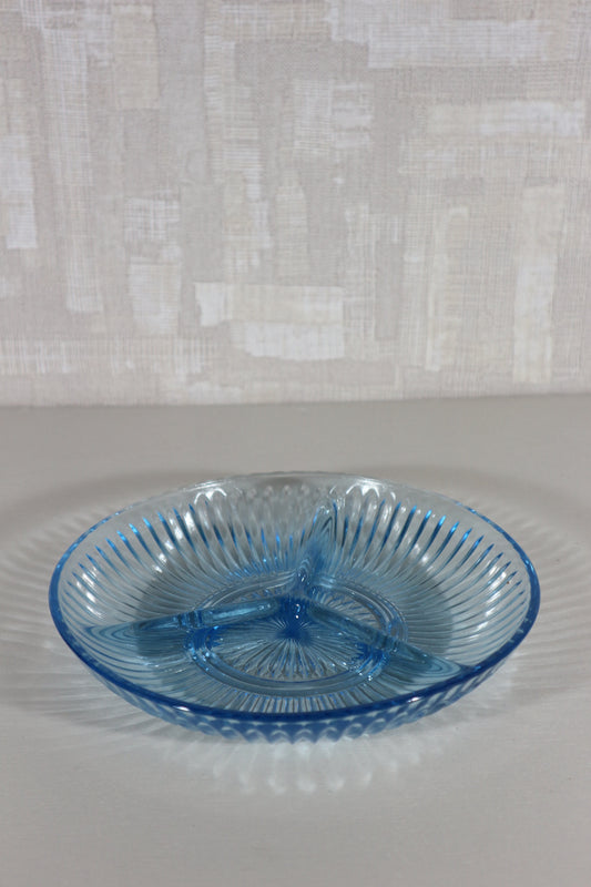 Drievaksschaal blauw