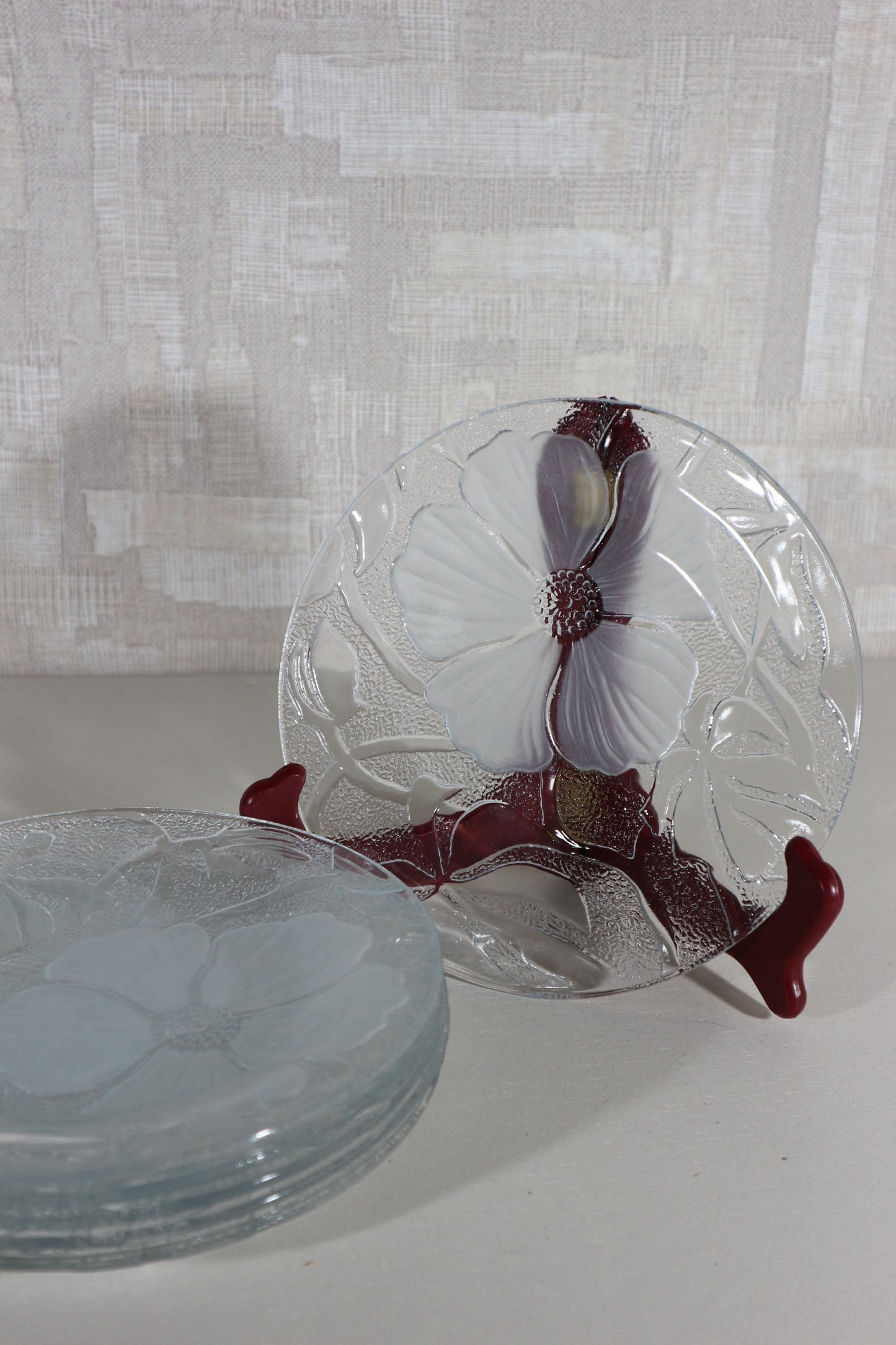 Gebakschotels glas bloem