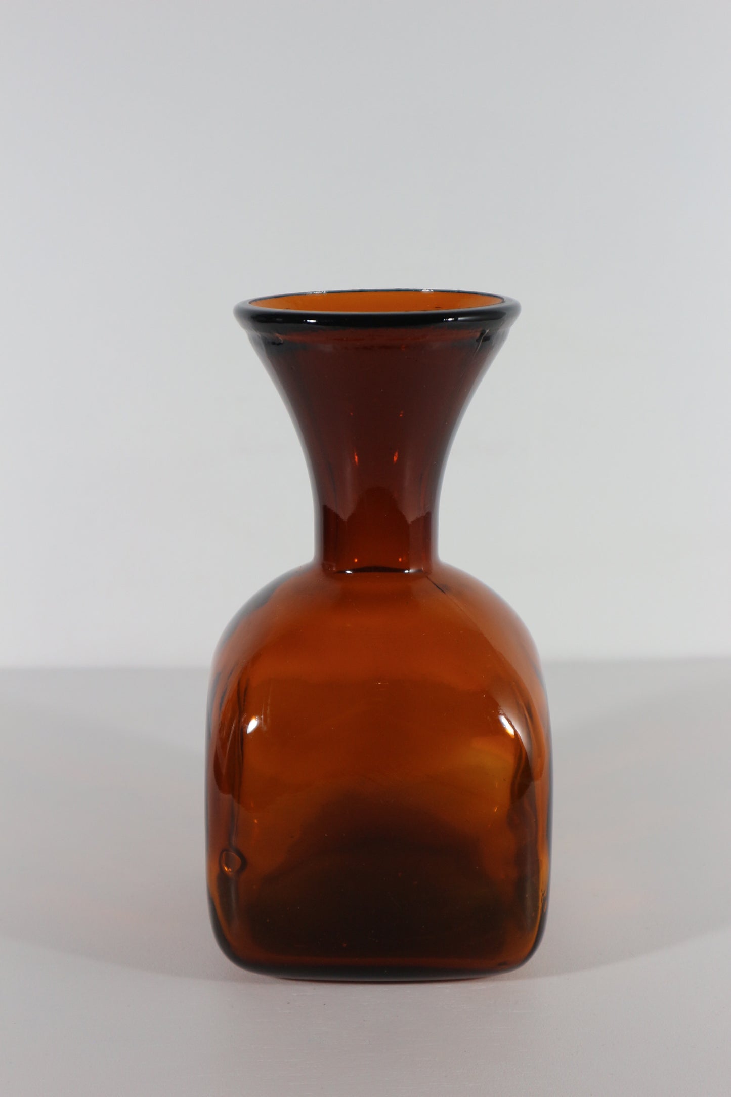 Vaas bruin glas