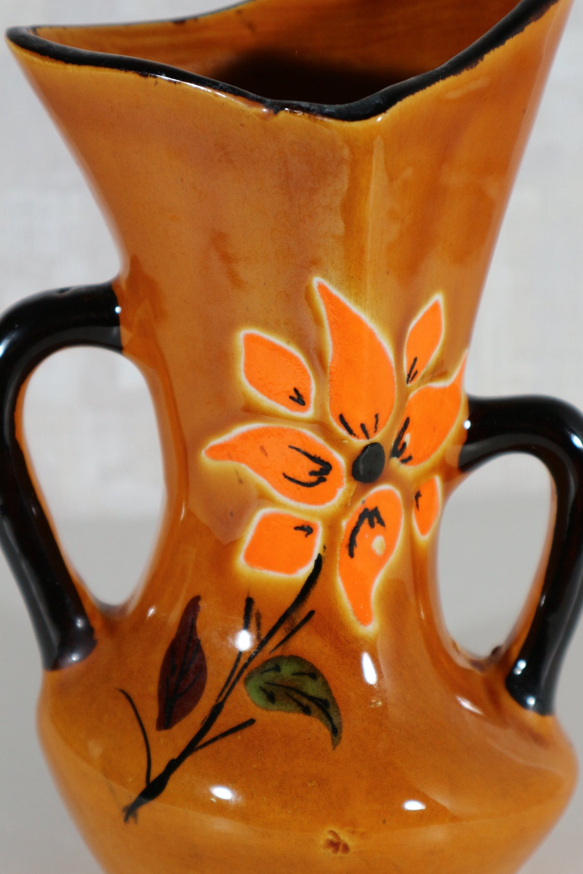 Vaas Flora oranje
