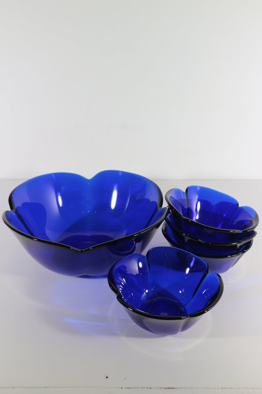 Schalen set blauw