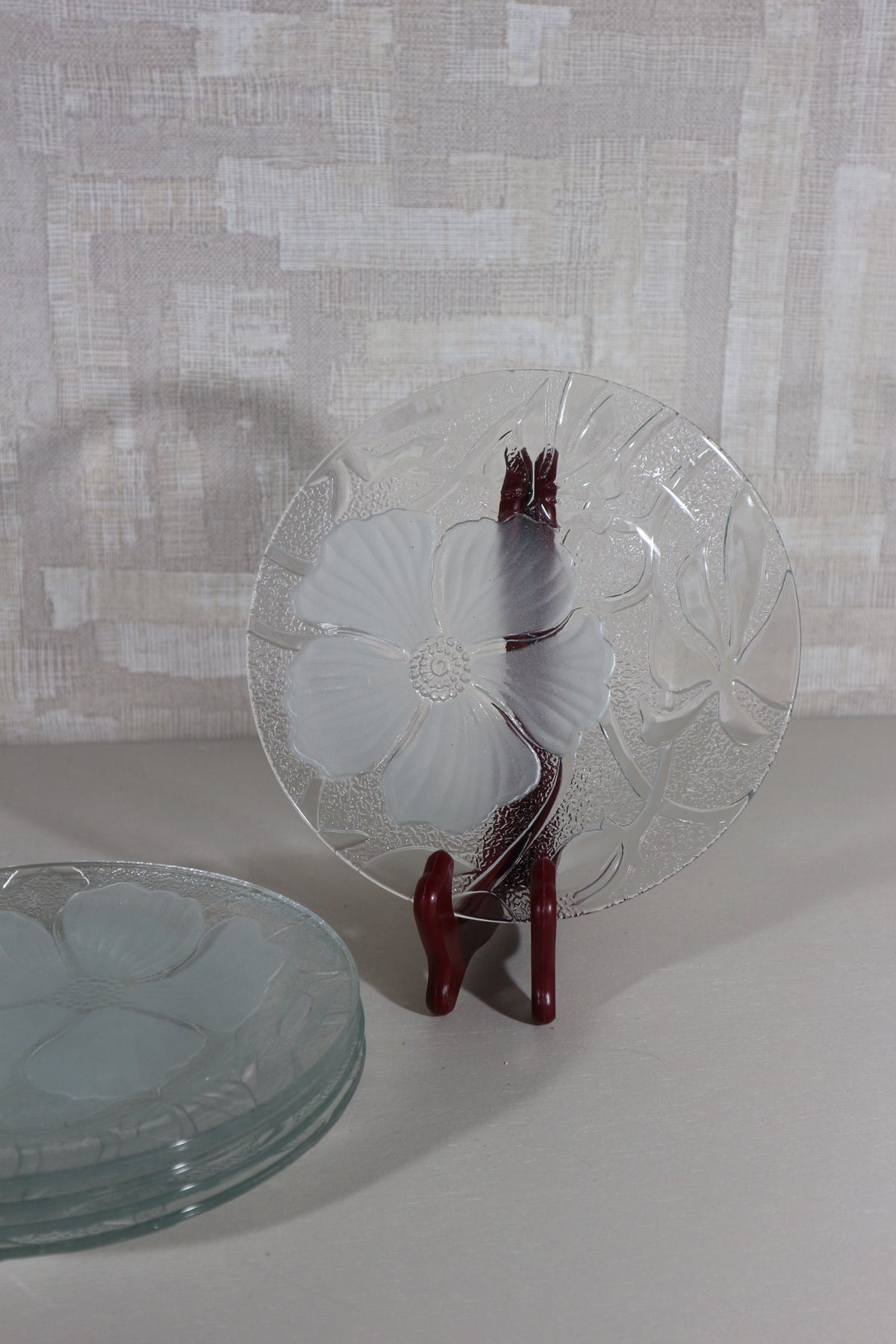 Gebakschotels glas hibiscus
