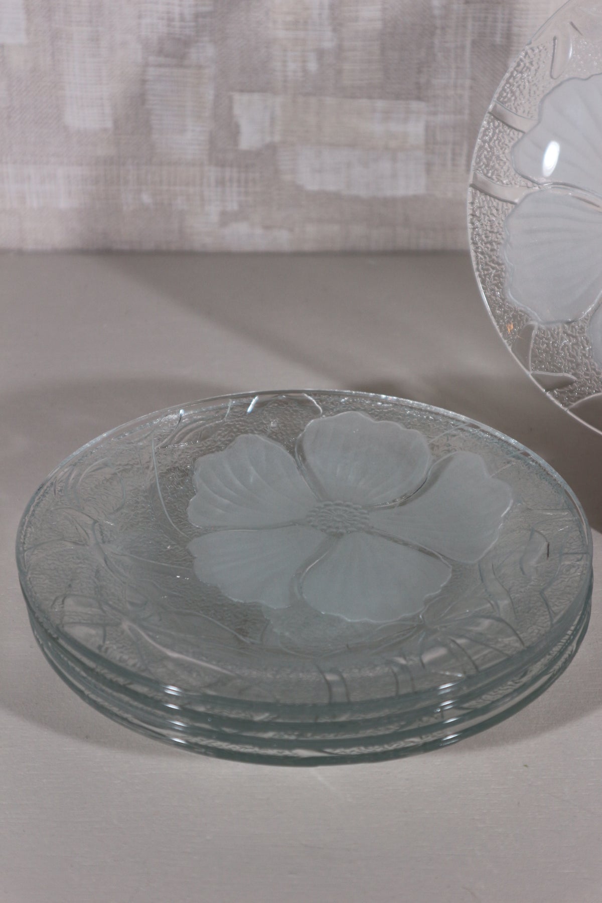 Gebakschotels glas hibiscus