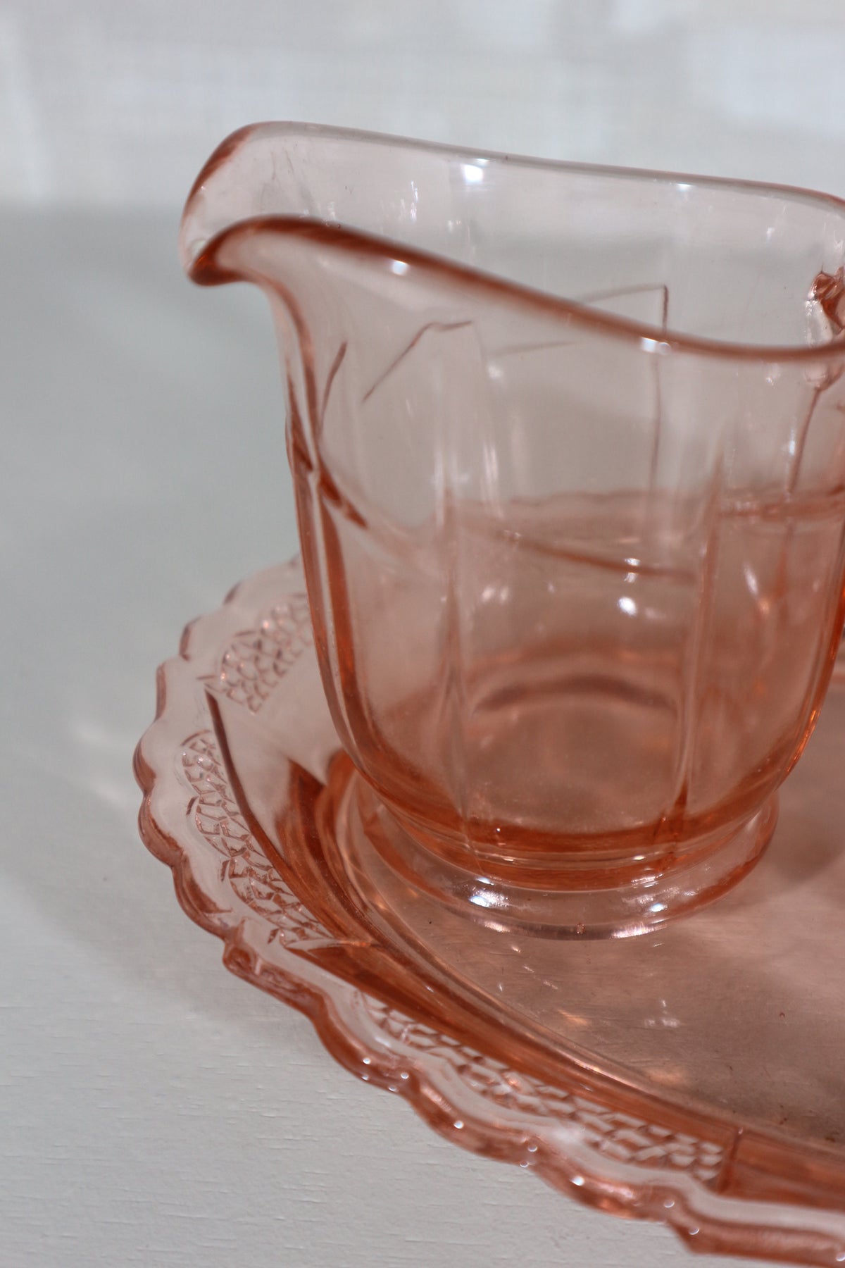 Melk en suiker set roze