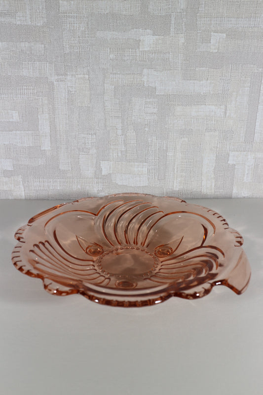 Schaal roze persglas