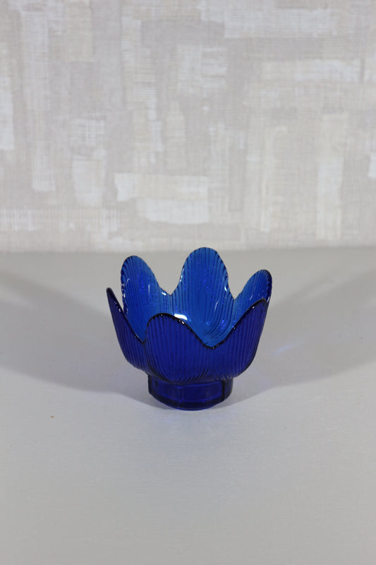 Waxinelichthouder blauw