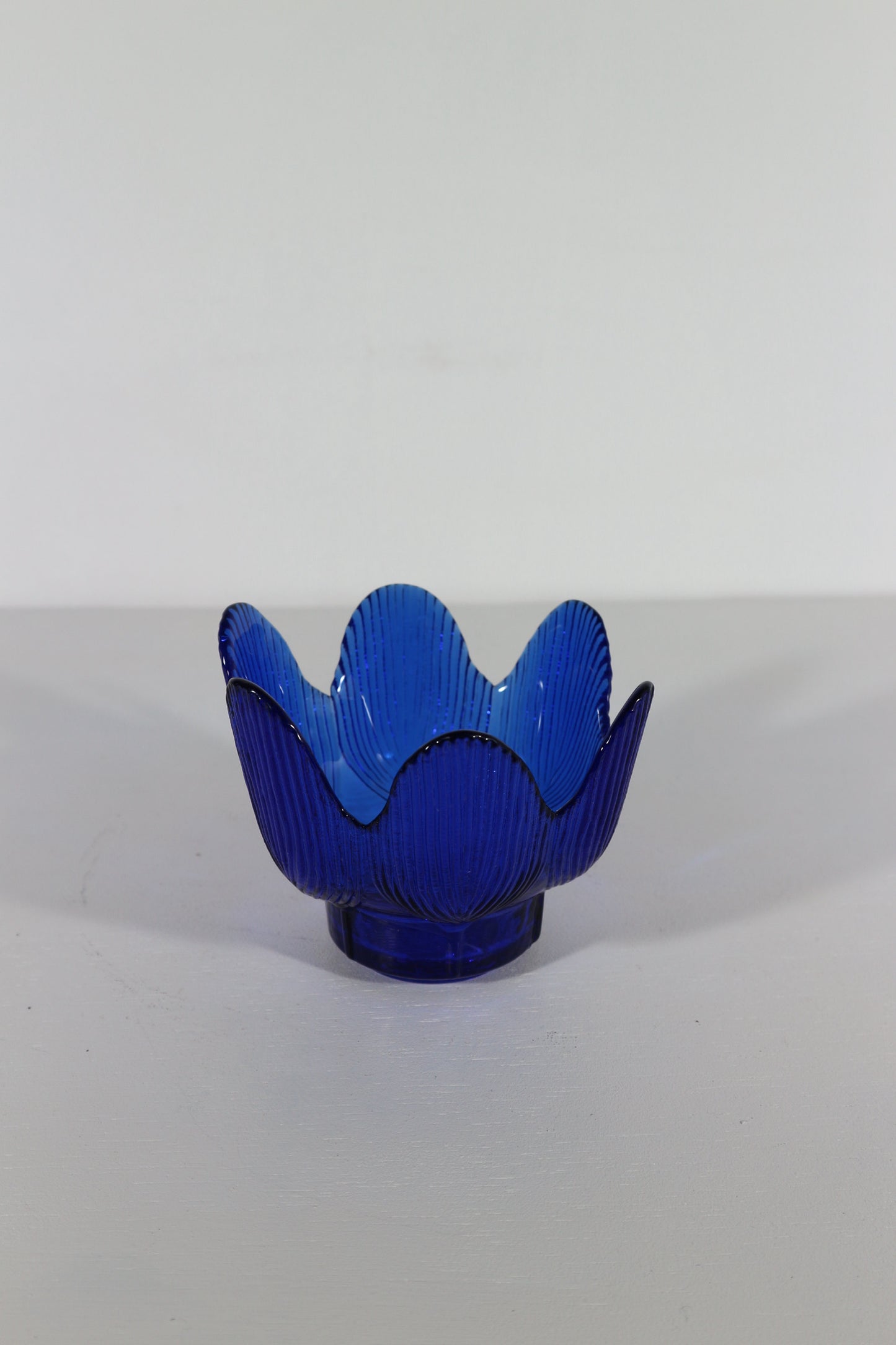 Waxinelichthouder blauw