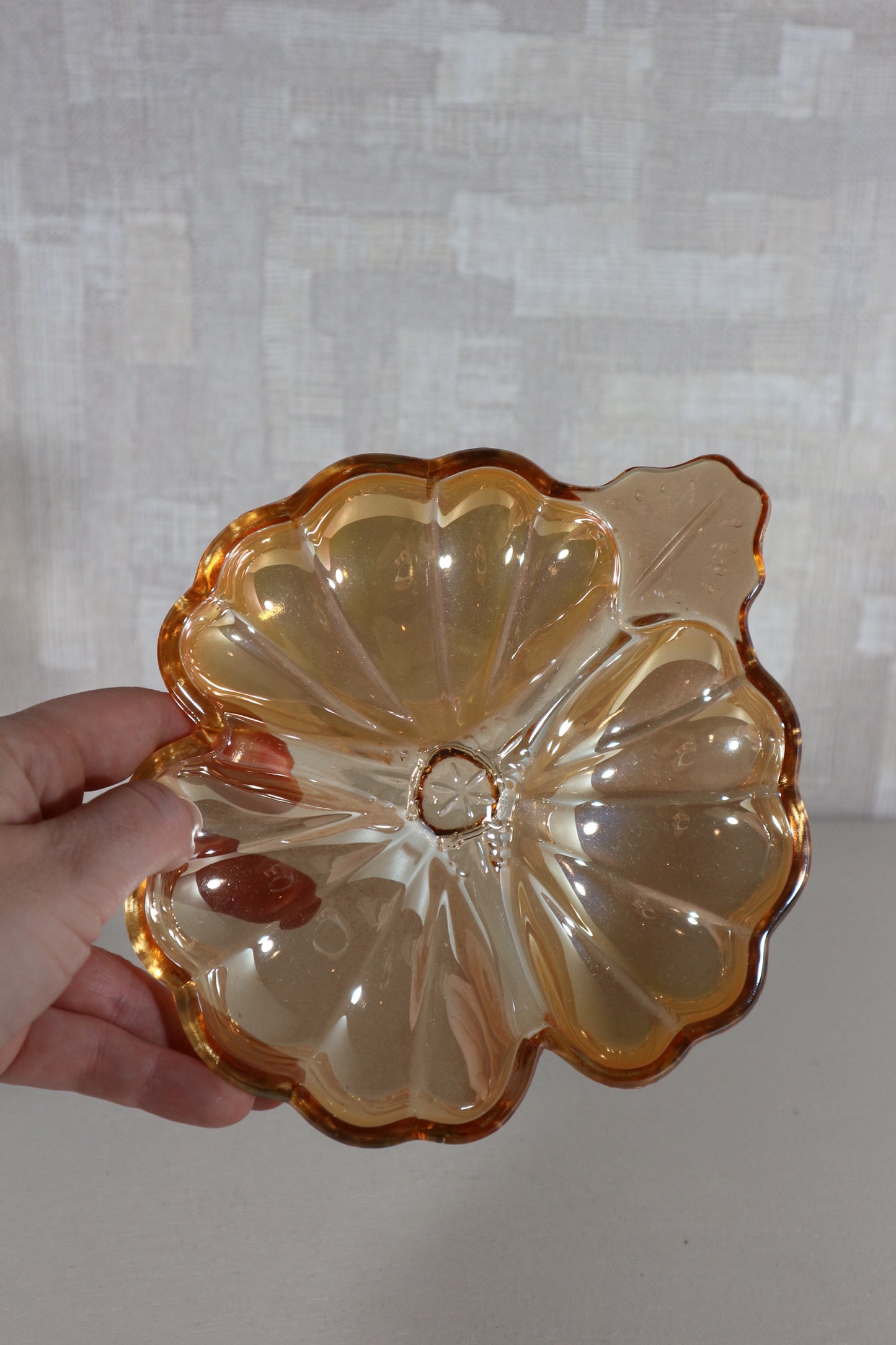 Schaaltje klaver carnivalglas